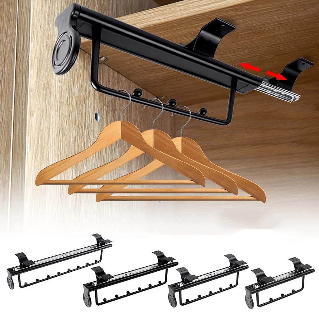Fandiao rozszerzona szafa oszczędzająca spacer metalowy pręt ubrania Regulowany 25 cm idealny do garderoby NISING trwał i stylowy design LWX