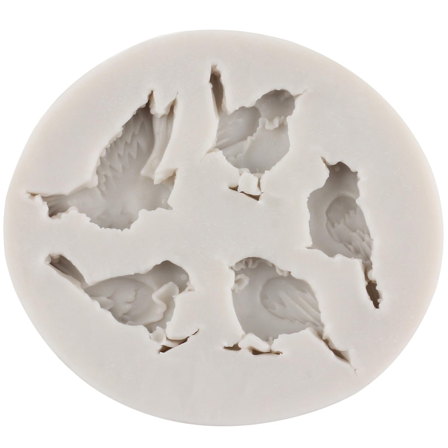 Sijiangmold Stampi in silicone a forma di uccellino, per decorare
