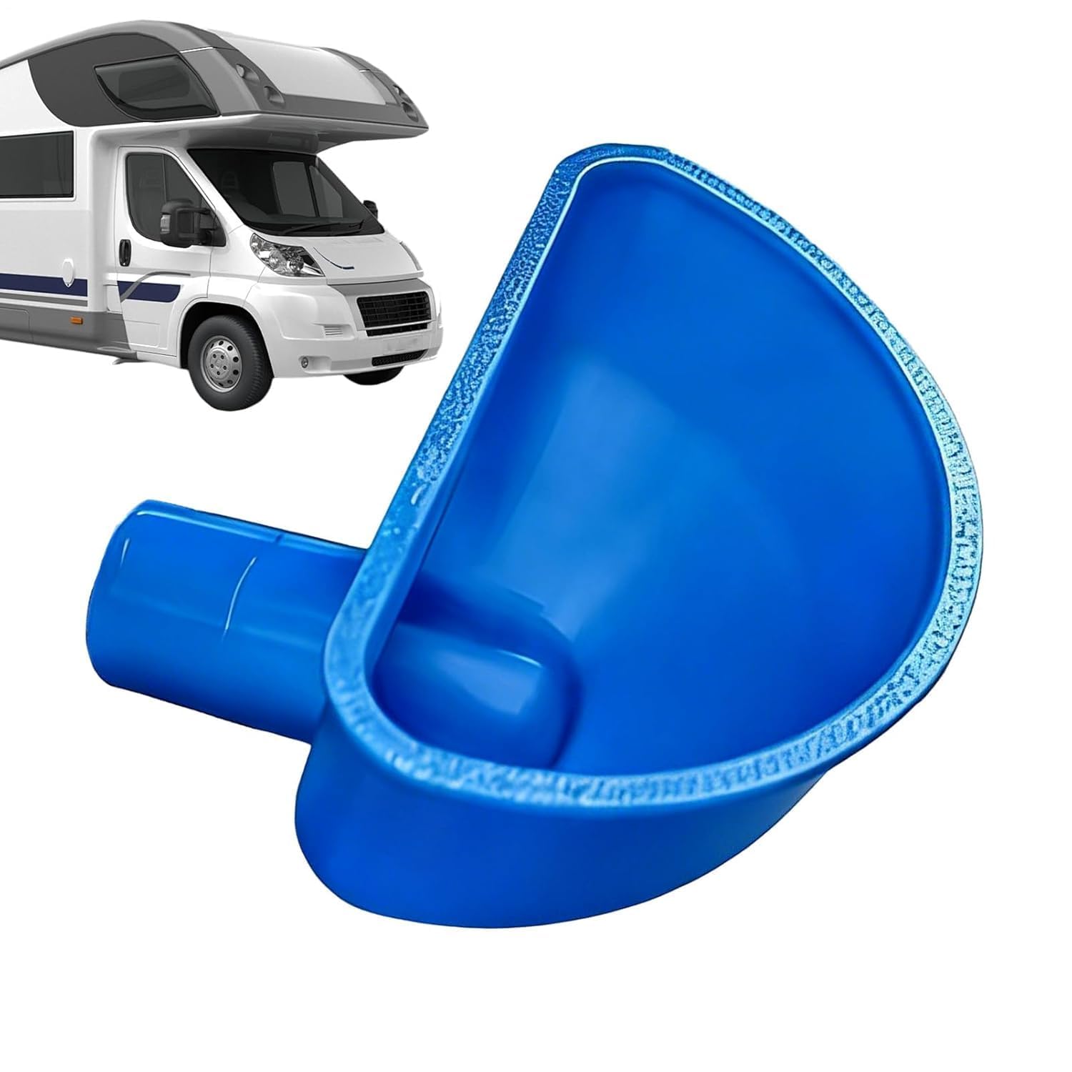 Entonnoir pour remplissage d'eau de camping-car, entonnoir anti-déversement à large goulot imprimé 3D pour réservoir d'eau de camping-car, entonnoir de remplissage de réservoir d'eau douce pour