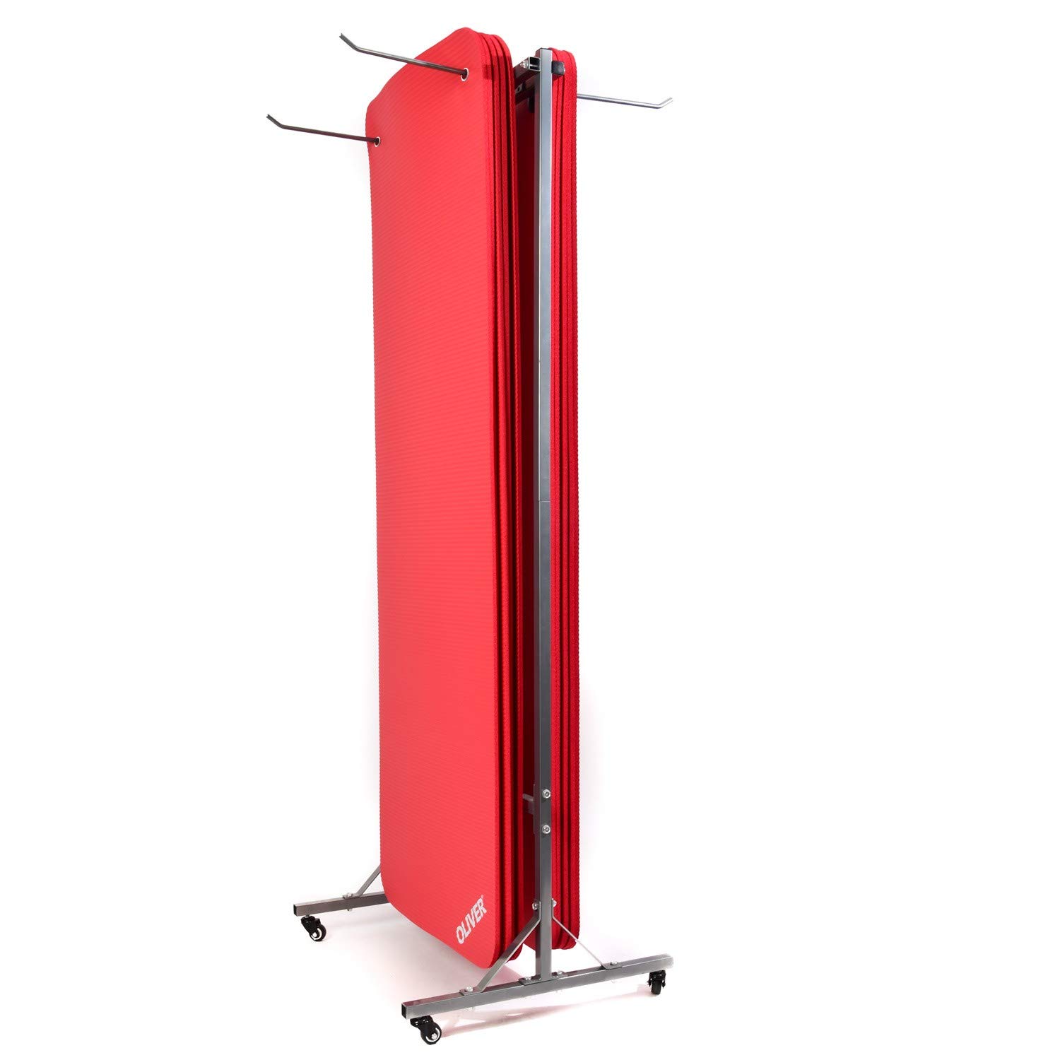 Oliver Esterilla Fitness y Yoga | Colchoneta de Entrenamiento Antideslizante 180x60x1 cm | para Pilates, Gimnasia y Fisioterapia | Gruesa, Duradera e