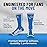 For Bare Feet NFL DETROIT LIONS MVP Crew Sock Team Color Large