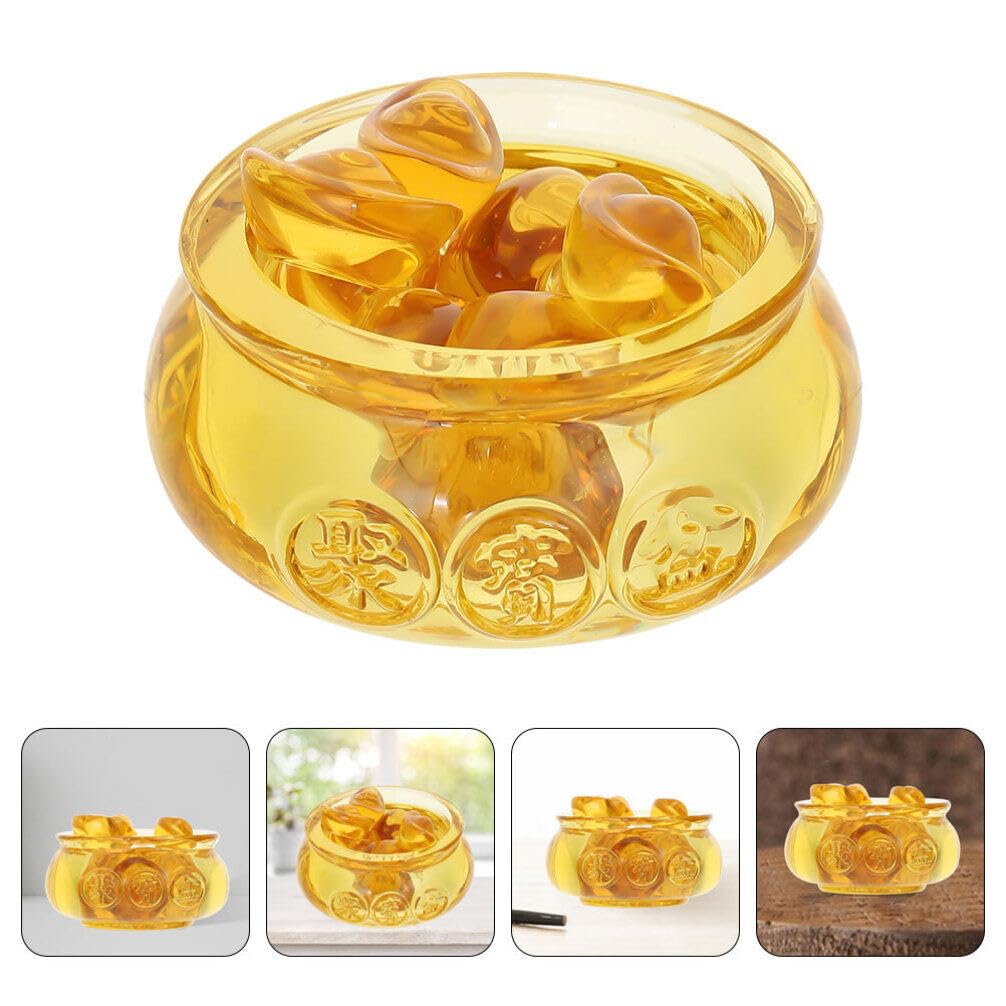 Alipis 1set Ciotola Di Abbondanza Feng Shui Decorazione Per Ufficio e Casa Di Prosperità Per Capodanno Cinese Adornamento Multifunzionale Per Tavolo