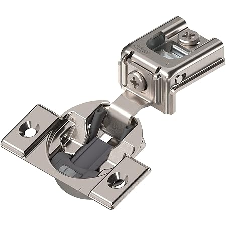 Blum, Compact Blumotion 39C (New Bmn) Hinge & Plate, For 1" Overlay, Wraparound, Screw-On, 10-Pack