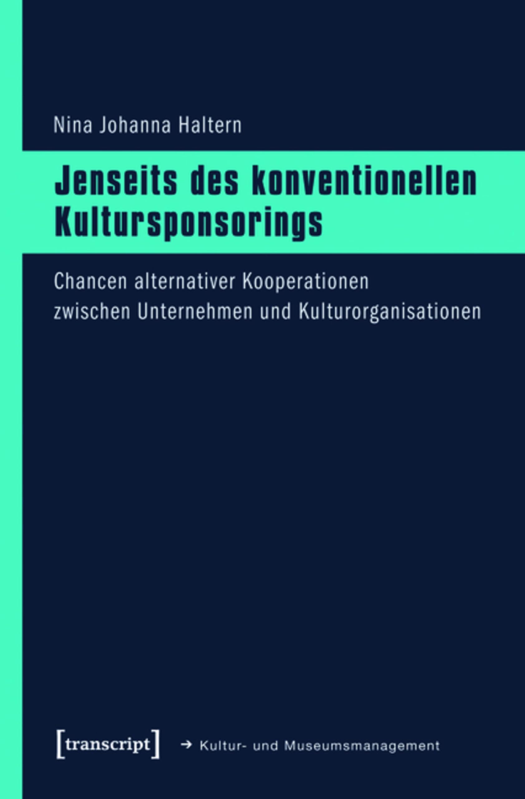 Kultursponsoring livre de management de musée et coopération culturelle entreprise