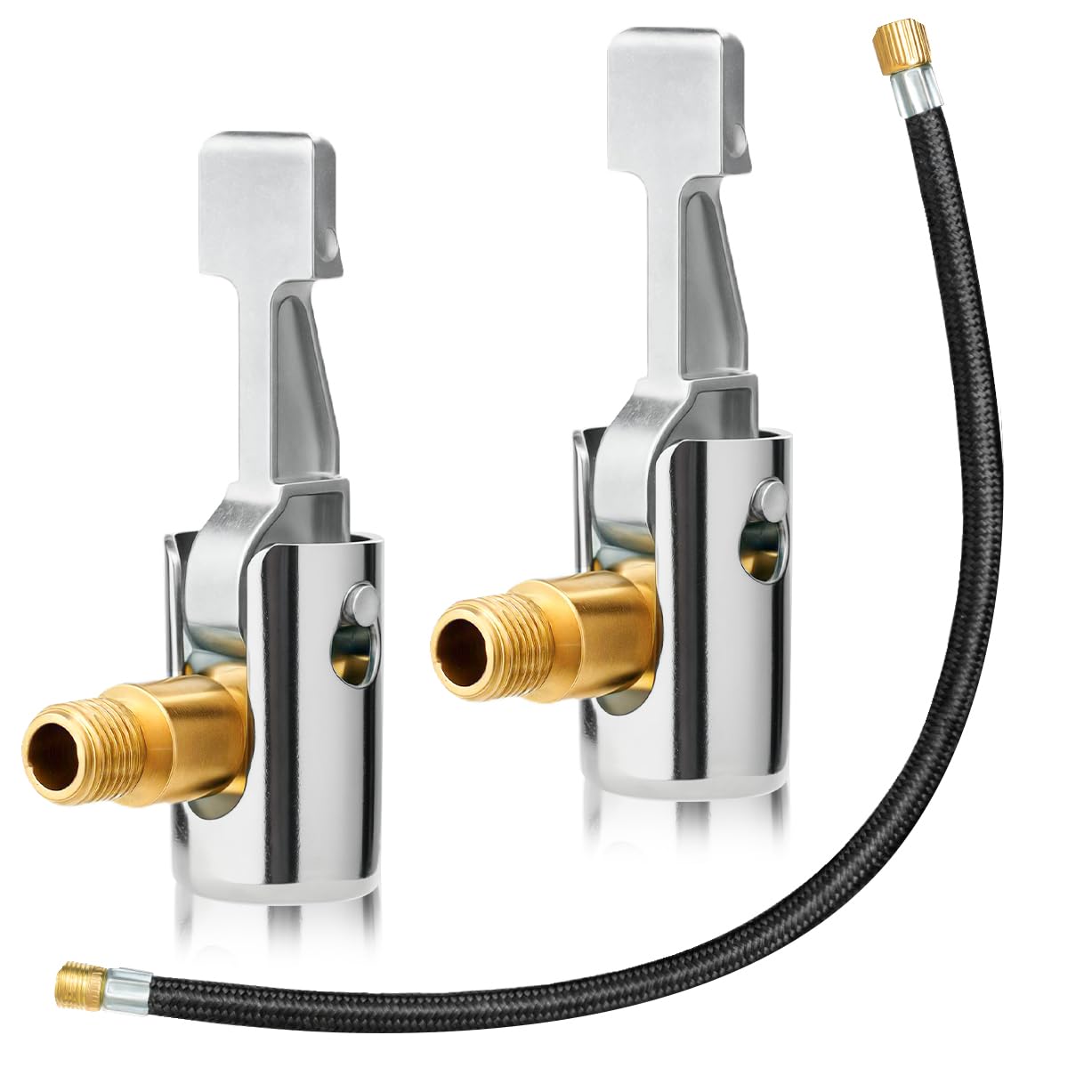 Mellbree Multifunktionales Ventil-Adapter Set – Kompatibel mit Bosch EasyPump, passend für Autoreifen, Fahrräder und Bälle (3 Set)