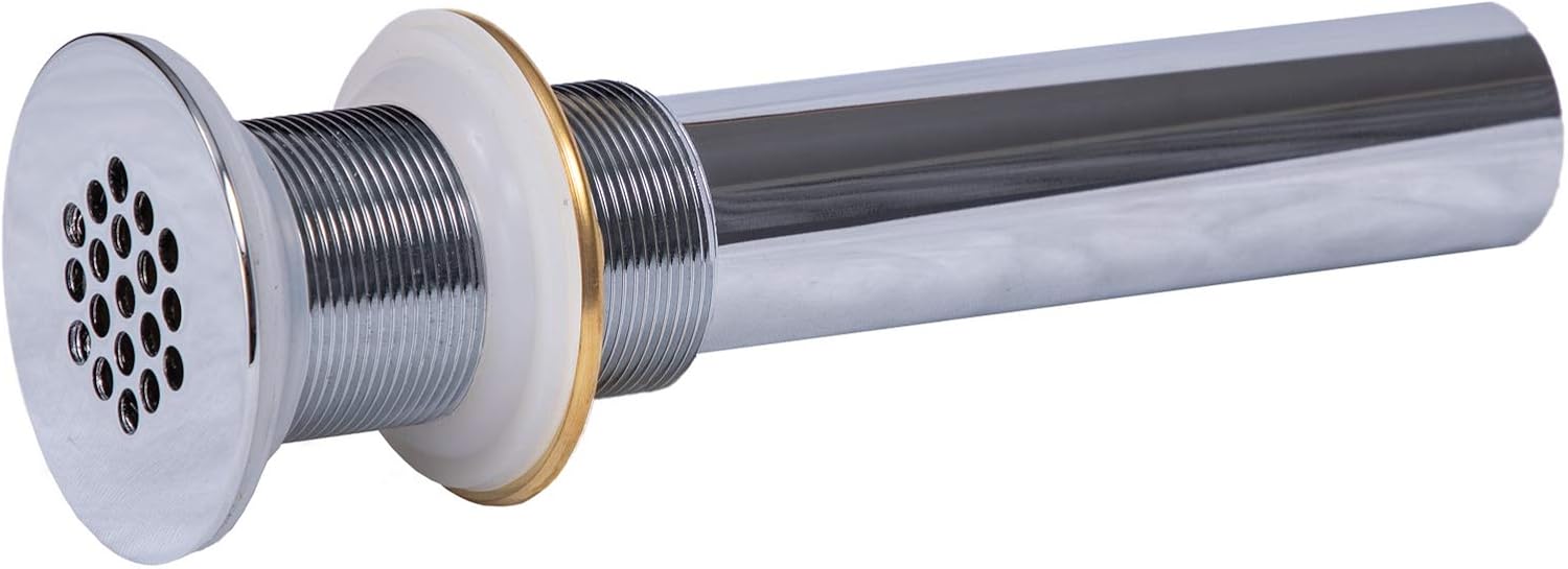 1.5" Grid Drain - Chrome Finish