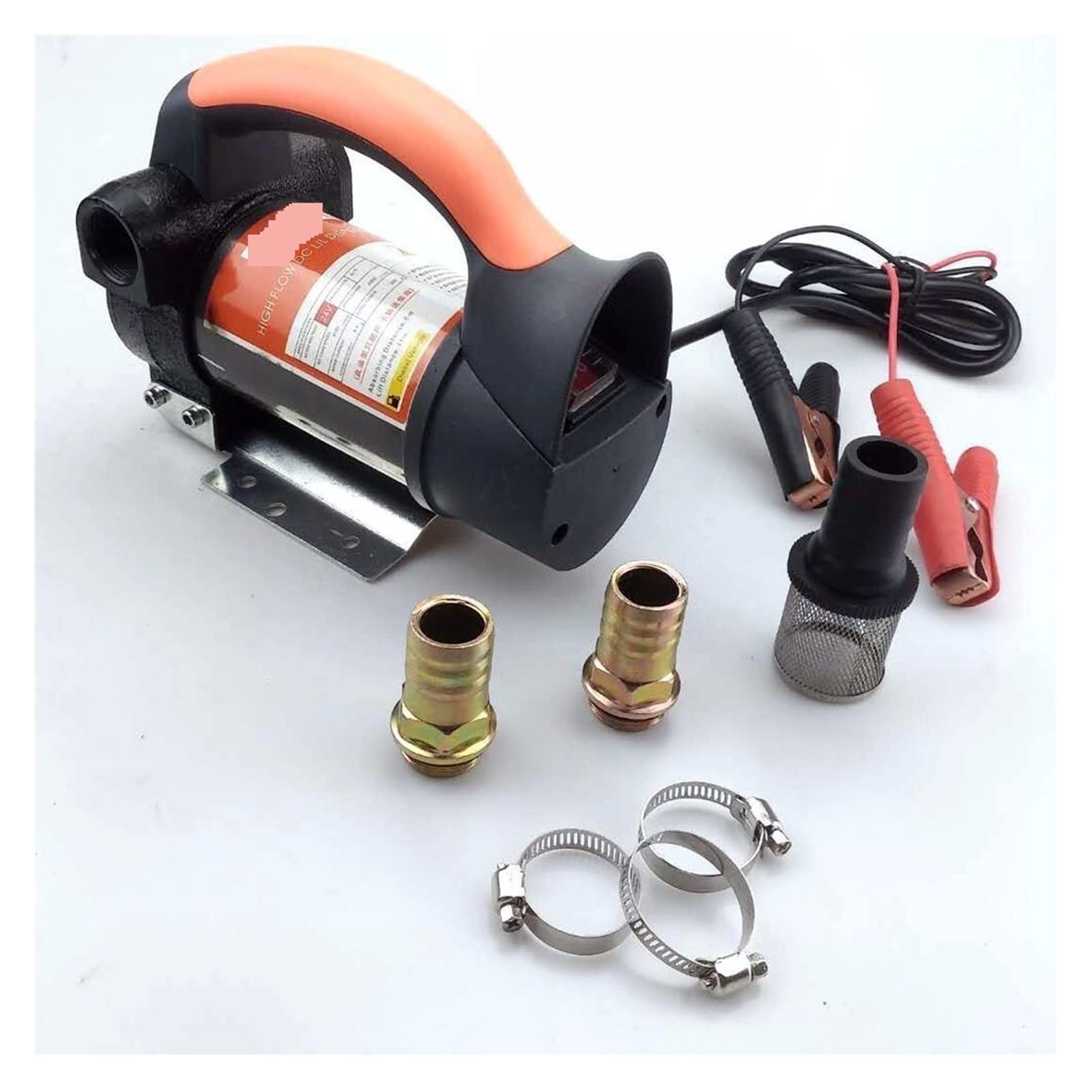 Pompe à Carburant Diesel 300w 50l/Min DC 12v 24v Diesel électrique Auto-amorçante, Transfert de kérosène dédié,Utilisation Multi-scénarios(24V Select,24v)