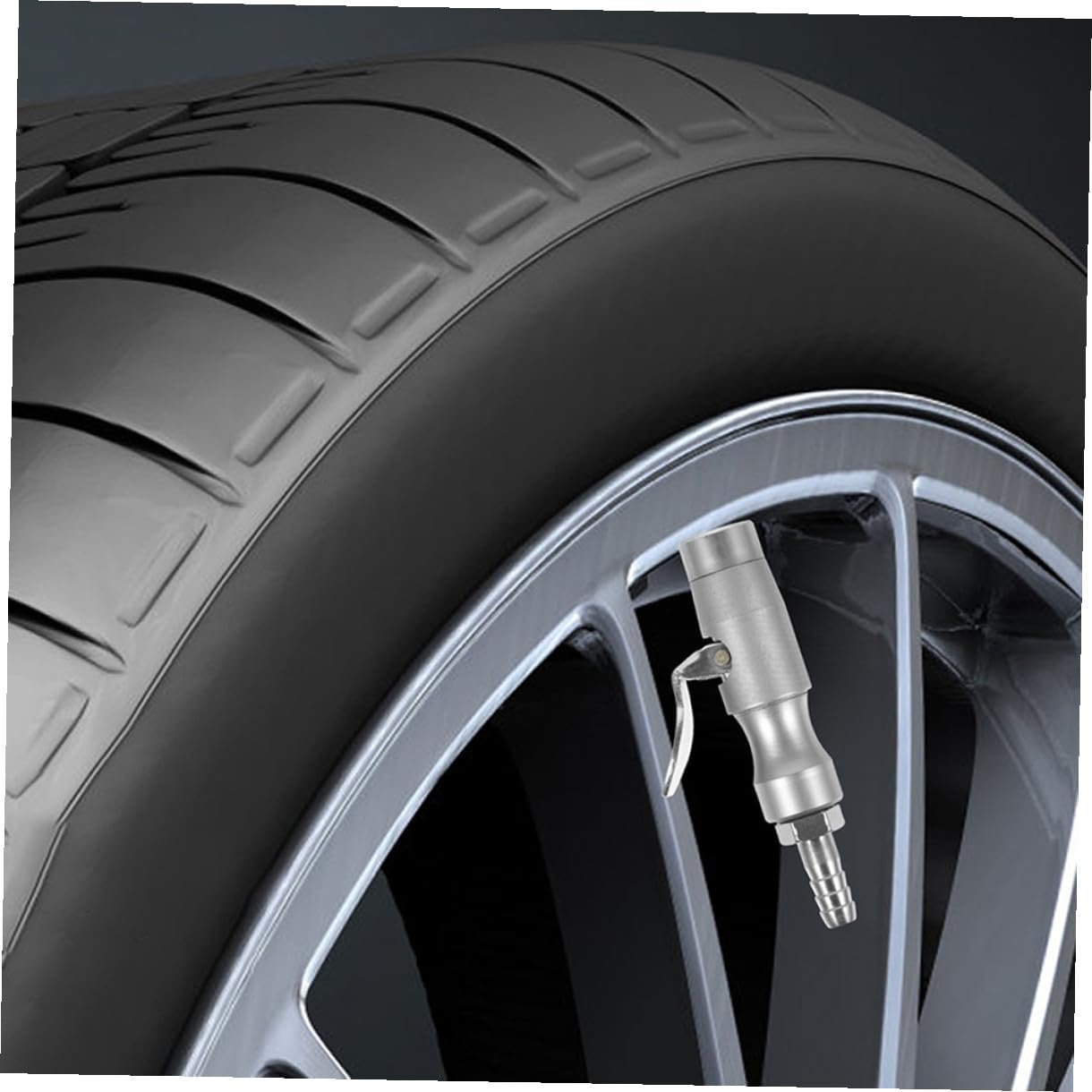 2pcs Copper Self-Locking Tire Air Chuck for Car Inflation