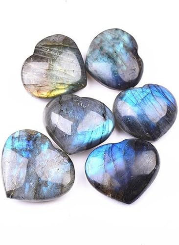 Miniatura 1 de Labradorita de cristal natural, labradorita natural, decoración de amor, piedra lunar, cristal curativo, cristal original