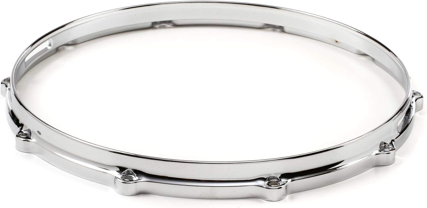 5-Pack Ludwig Die-cast 10-lug Snare Drum Hoop - Snare Side - Chrome Value Bundle