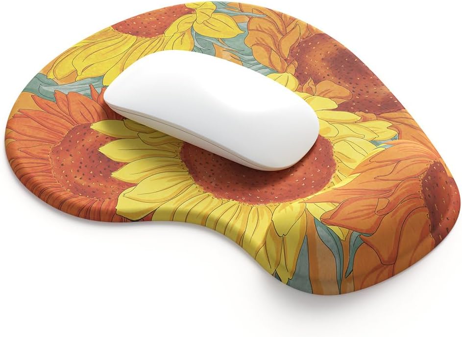 Office Pad With Gel Wrist Support - Ergonomic Gaming Desktop Pad Wrist Rest   Design Gamepad Mat Rubber Base For Laptop Computer (05green),05green P 289328481