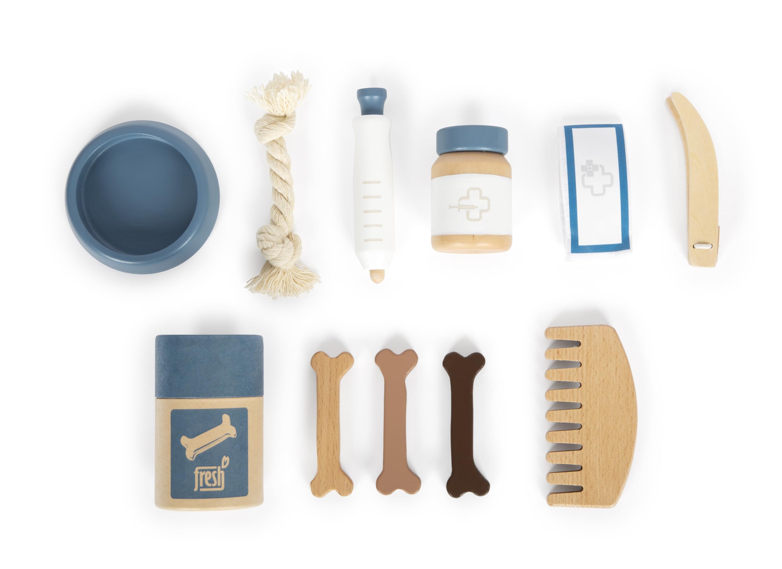 Pluszowy Piesek z zestawem do pielęgnacji i Torbą transportową Small Foot