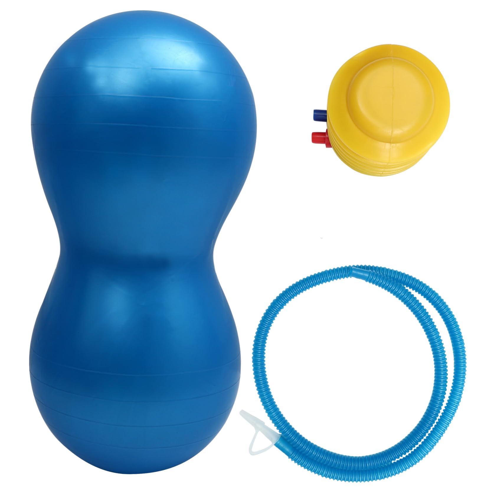 Abaodam Bola de Yoga Forma de Bola de Ejercicio Inflable Antiexplosión para Estiramientos y Tonificación Casa Gimnasio