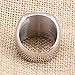 VQYSKO Stainless Steel Masonic Signet Ring - Silver 7