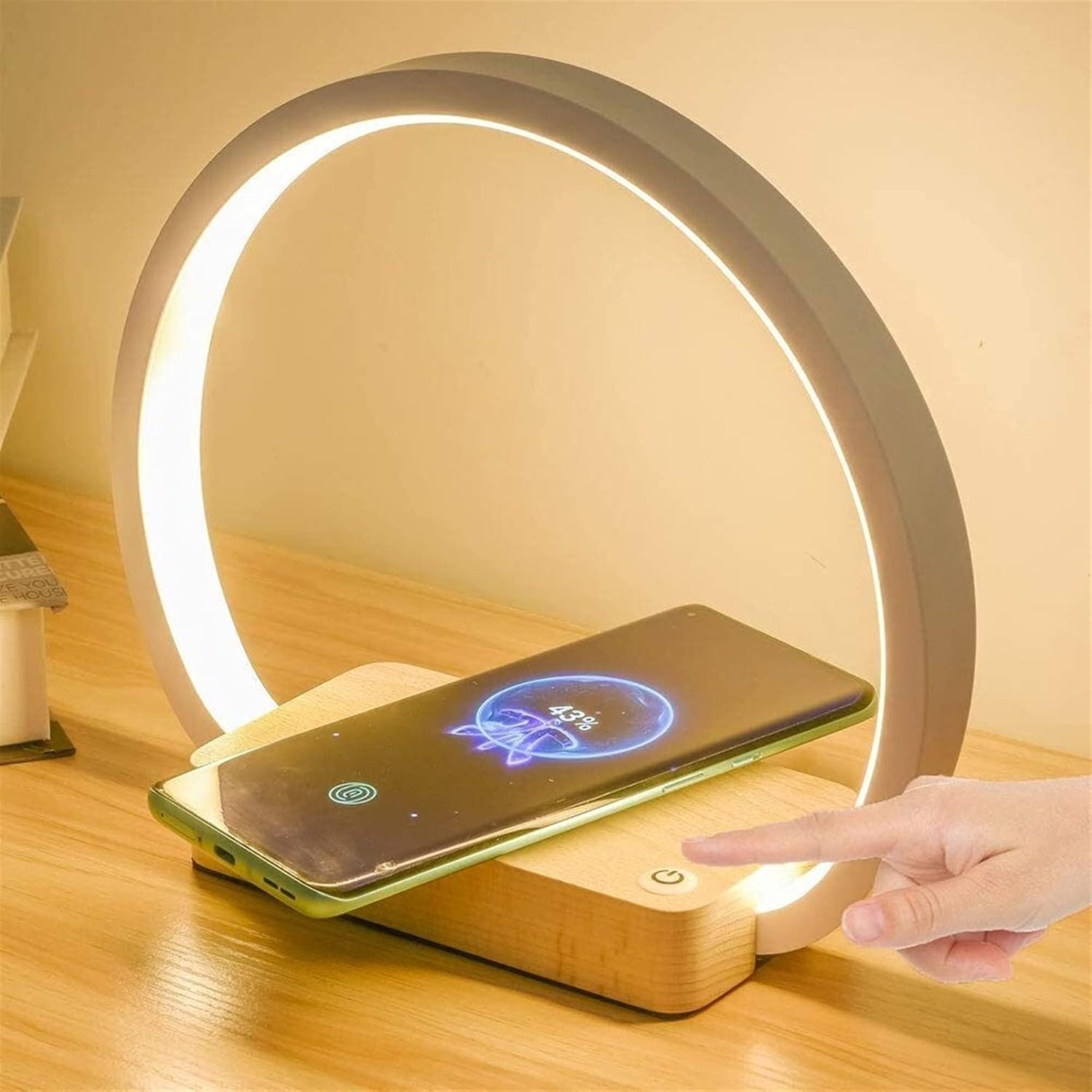 ночник xiaomi mi bedside lamp eu gold (mjctd01yl). лампа эппл дерево. Rgb светильник настольный. светильник с беспроводной зарядкой луна. умный ночник с беспроводной зарядкой.