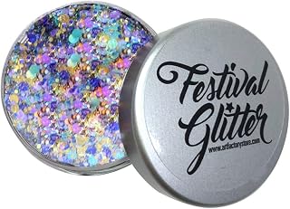 Art Factory Festival Glitter - Peacock (50 ml/1 fl oz), Cosmetic Glitter Gel