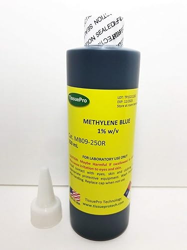 Tissue Pro- Solución acuosa azul de metileno al 1%, tinte de grado farmacéutico, indicador redox para laboratorios, microscopía y otras