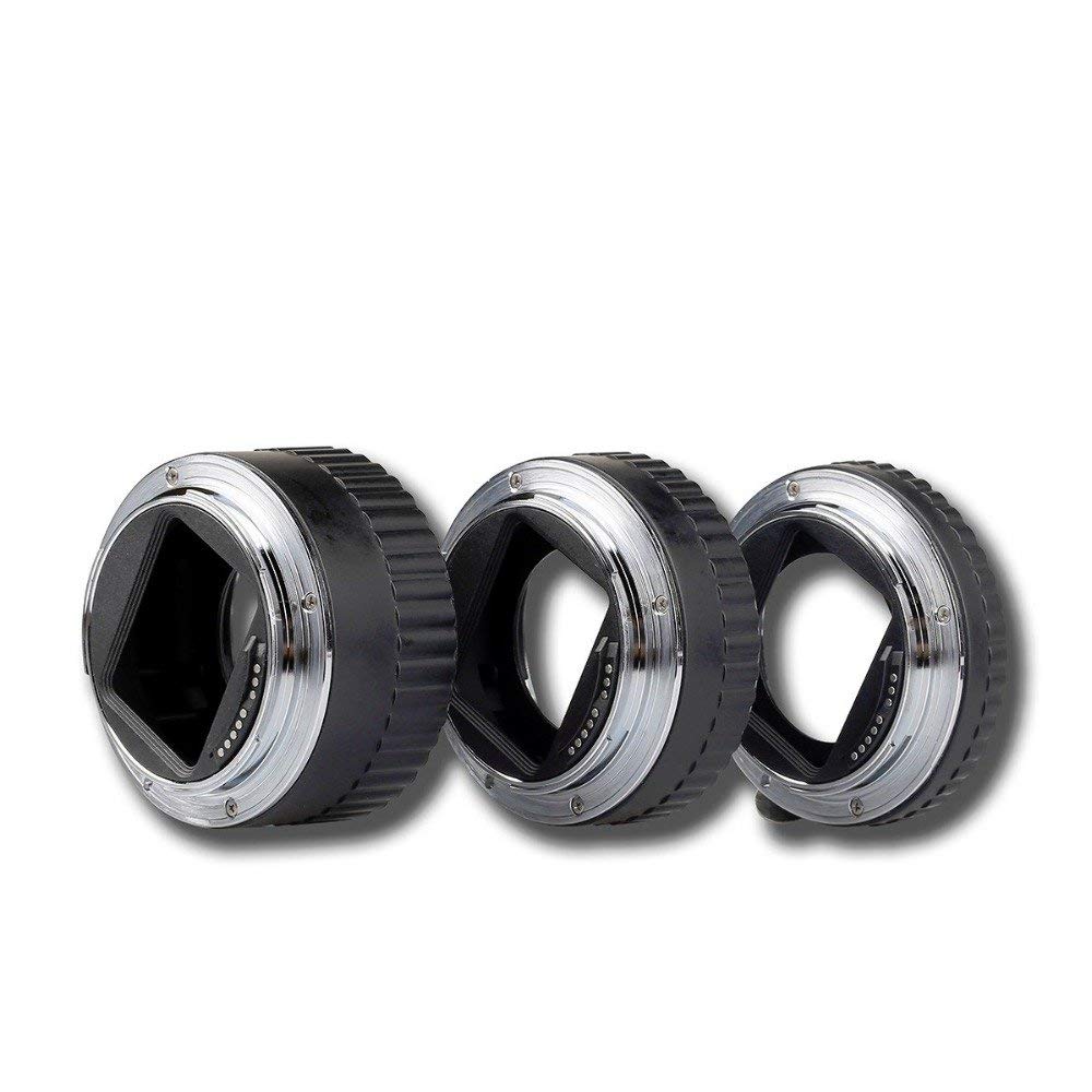 MEIKE MK-C-AF1-A Lot de tubes d'extension macro en métal pour appareil photo reflex numérique Canon 13 mm, 21 mm, 31 mm, 1D 6D 7D 50D 70D 550D 700D 5D Mark II 5D Mark III etc