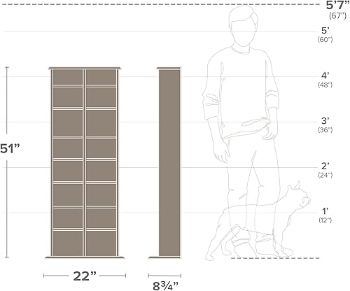 Miniatura 10 de Prepac - Gabinete de almacenamiento para CDs Madera