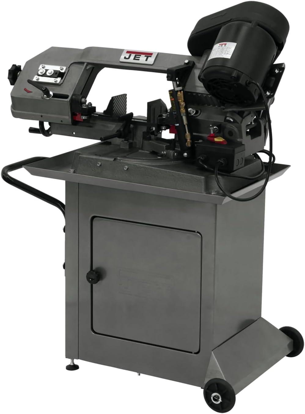 JET 5" x 6" Mitering Horizontal Bandsaw, 1/2 HP, 115/230V 1Ph (HBS-56S)