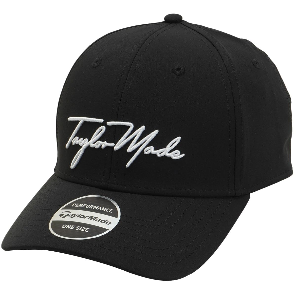 TaylorMade Men's Baseball Cap, Black, One Size