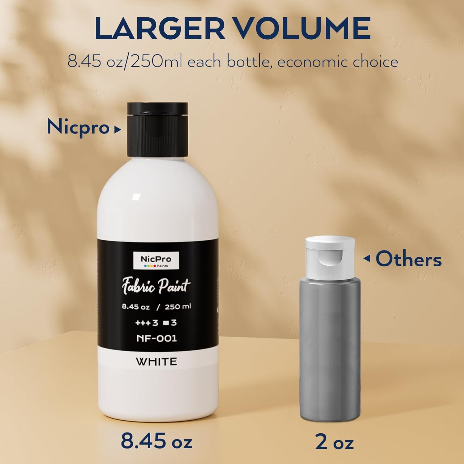 White Fabric Paint and Metallic Fabric Paint Gold