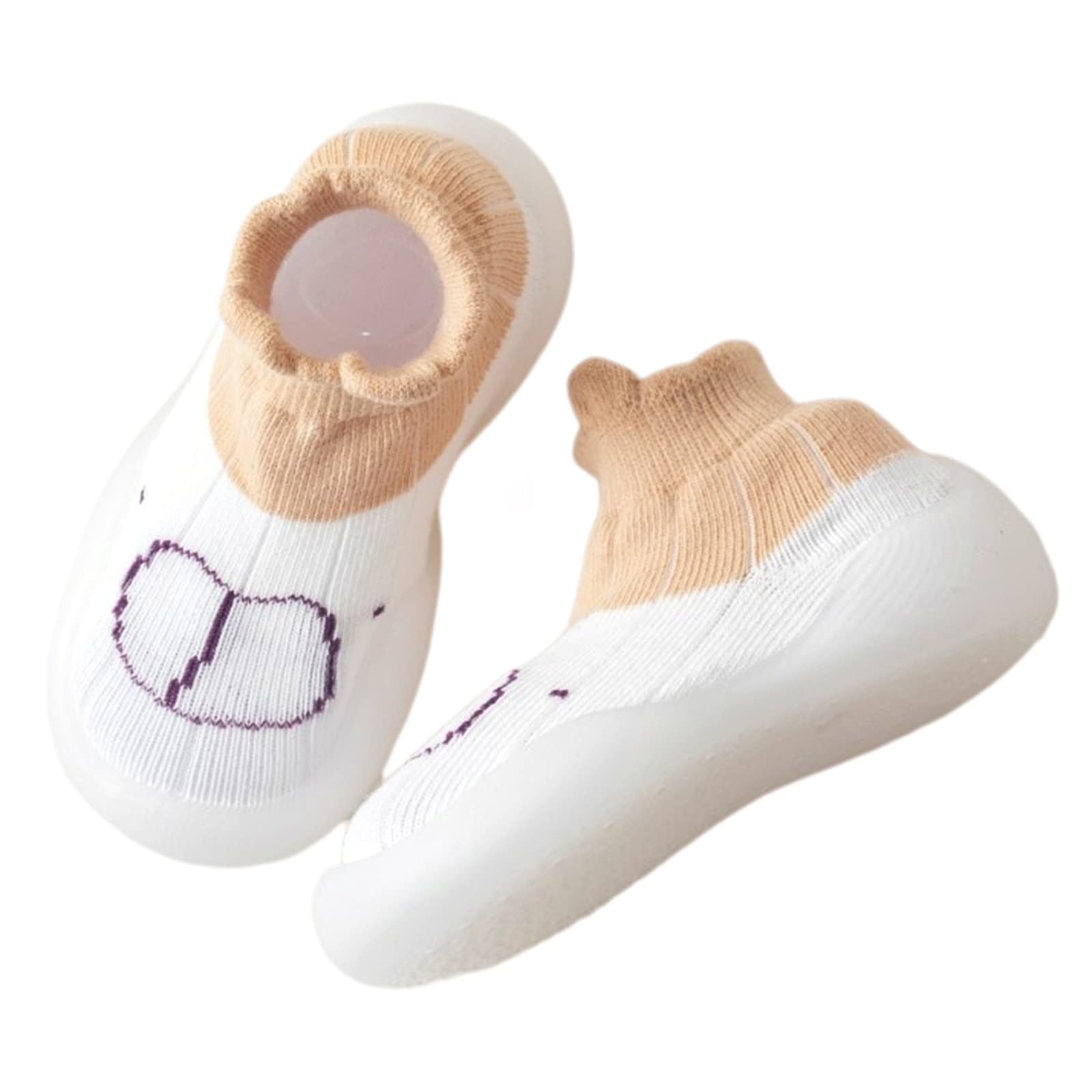 Baby Shoes Fashion Soft Sole Toddler Shoes Fashion Breathable Baby Toddler Shoes Kids Size 8 Shoes Girls (Khaki, 4.5 Infant)