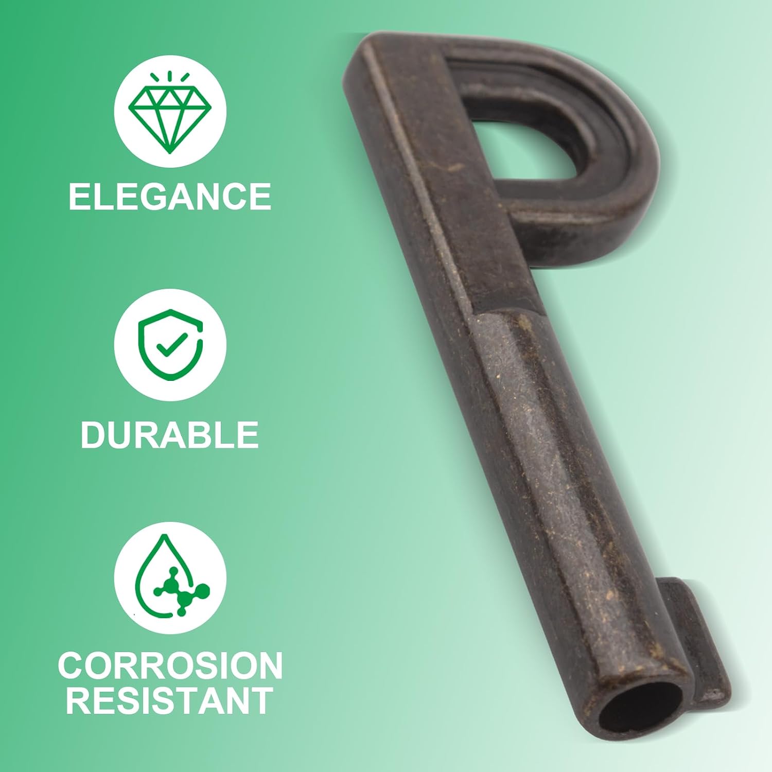 TTK-225,P Key for Jonard Tools Key for Self Lock Pedestal Lock,Tubular Impression Tool,Bronze