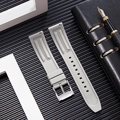 Image of BINLUN Quick Release Silicone Watch Bands Replacement Rubber Watch Straps 18mm 19mm 20mm 21mm 22mm 24mm Smartwatches Bands for Men and Women Waterproof Sport Watchbands