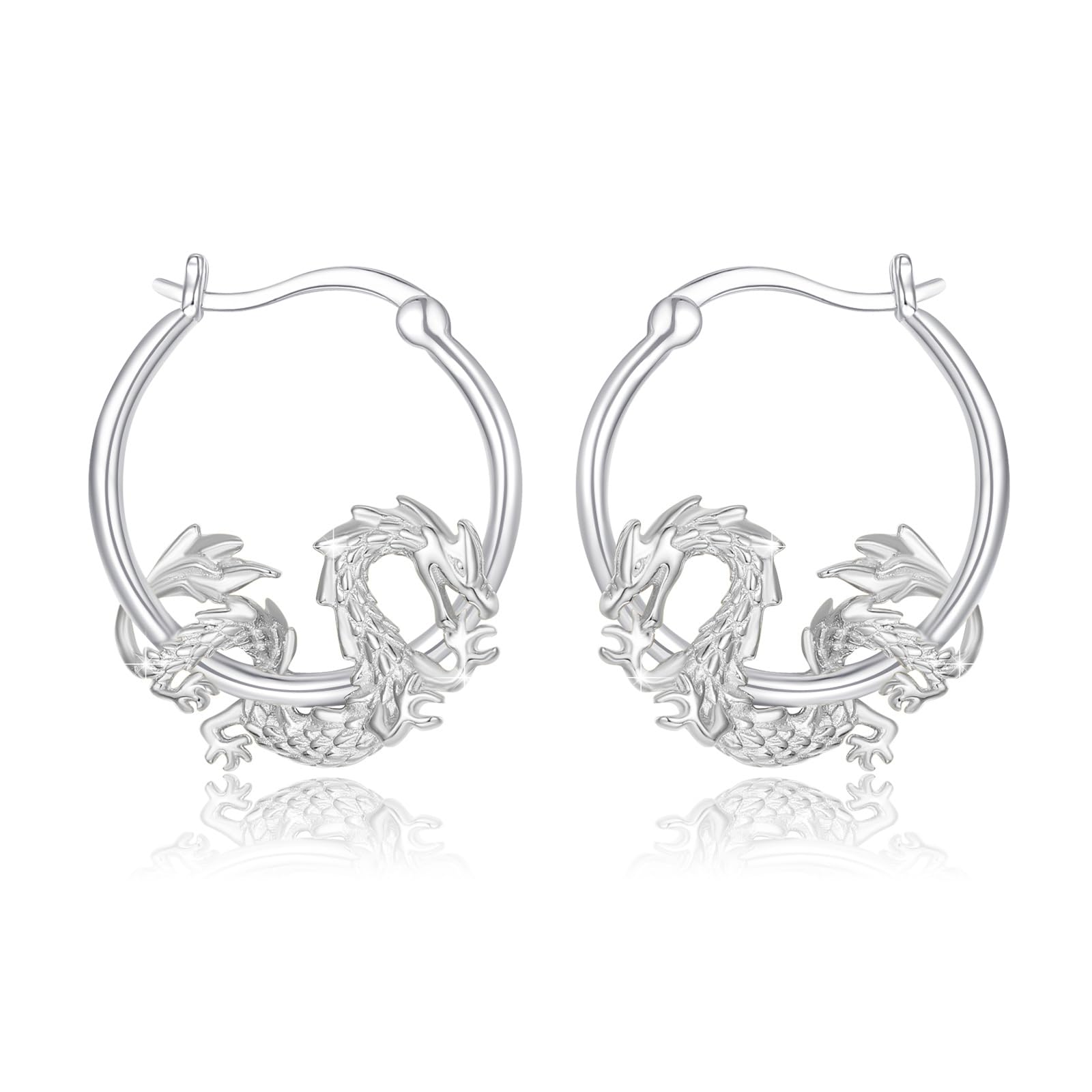 JFASHOP Yin Yang Halskette 925 Sterling Silber Taichi Paar B