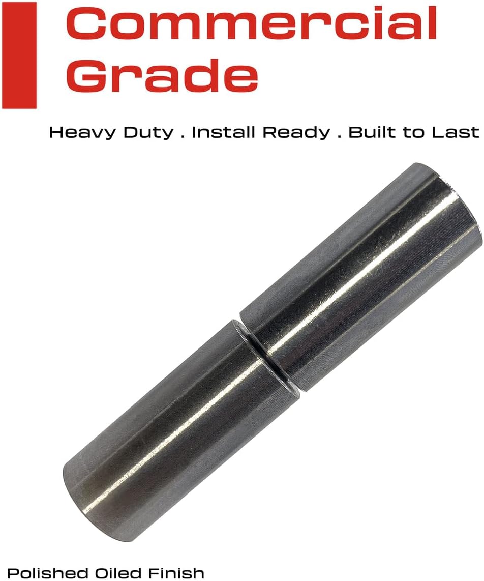 4” Inch Weldable Barrel Hinges – Heavy Duty Gate Hinges – Weld On Hinges – Weld On Gate Hinges – Barrel Hinges Weld On - Ball Bearing Gate Hinge - Heavy Duty Weldable Hinges