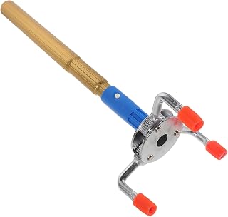 Alipis Herramienta para Desmontar Alarma de Seguridad de Aleación de Aluminio Tamaño L con Cabeza de Garra Grande y Poste Corto de 30 Cm para Mantenimiento de Detectores de Humo