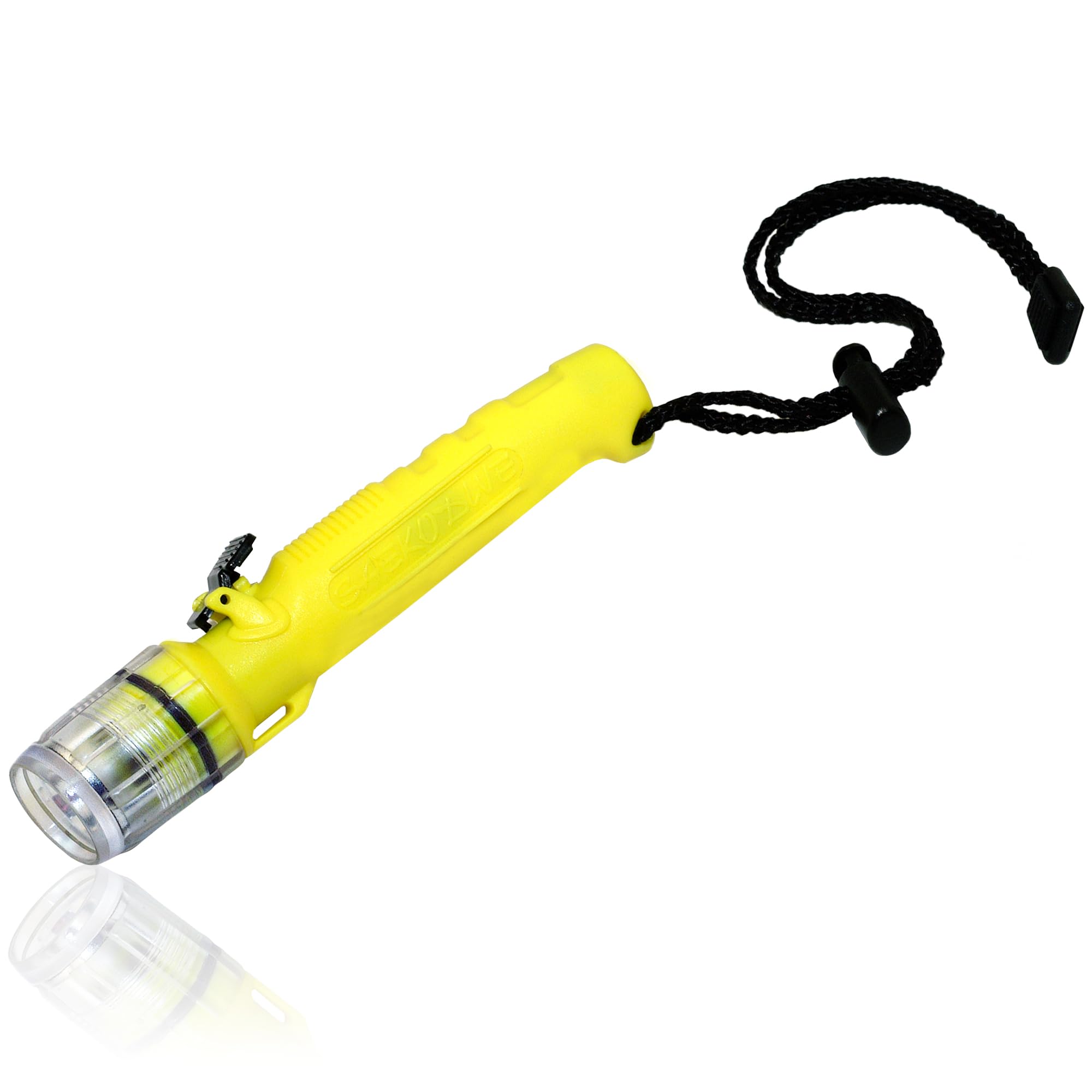 Lampe de plongée étanche 150 lumens jaune fluo de plein air