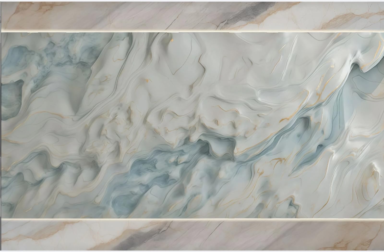 Tapeta sztuka nowoczesna góra ulga niebieska fala kamień łupek TV sofa tło tapeta ścienna salon sypialnia jadalnia mural, 3D, 200 x 140 cm