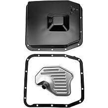 Transmission Oil Pan Kit with Filter & Rubber Gasket for Ford 4R75E / 4R75W Transmission 20042008 Steel Oil Pan,Replaces OE 6L3Z7A194A F6AP7G186BA