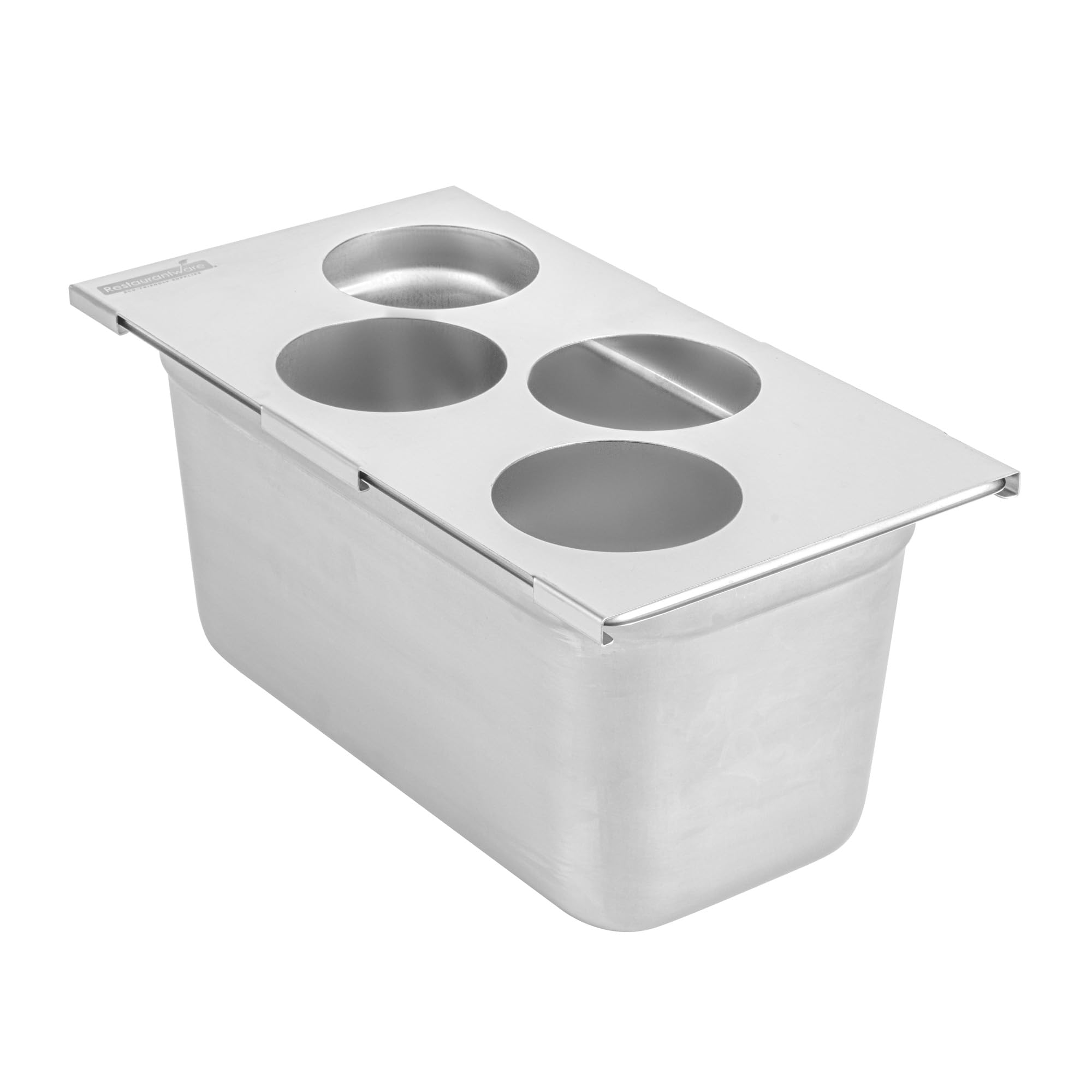 Stainless Steel Squeeze Bottle Holder - 4 Hole Condiment Organizer -13