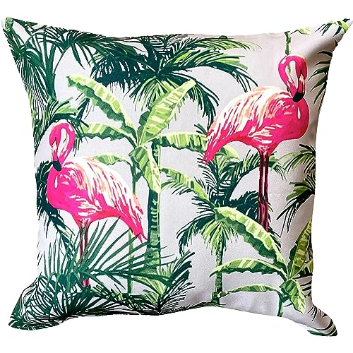 Ragged Rose Showerproof Garden Cushion Covers, 44 cm x 44 cm Printed Sofa & Outdoor Seat Cushion Covers for Garden & Patio