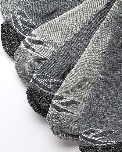 Image of Reebok Womens No Show Socks Moisture Wicking Cushion Low Cut Socks 12 Pack | Stretch Performance Fabric, Cushioned Heel and Toe, Arch Support, Comfort Seam, Shoe Size 4-10