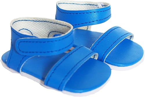 Zapatos de muñeca de 18 pulgadas sandalias rosas para muñecas Kennedy y sus amigos de 18 pulgadas