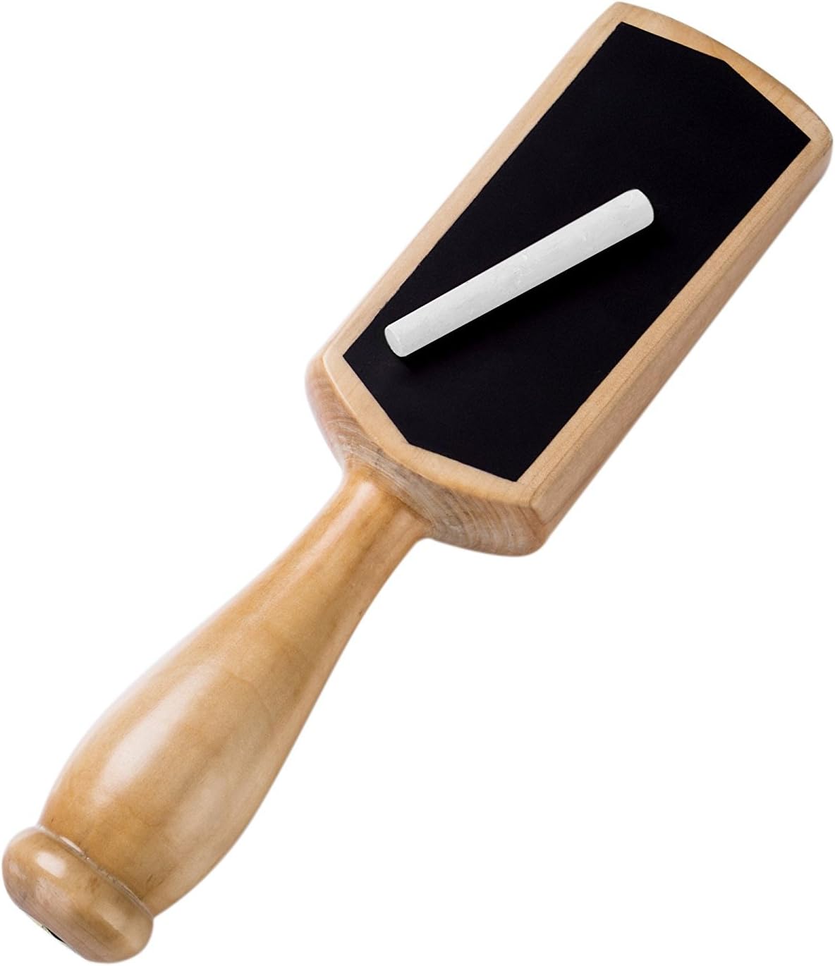 Premium Record Player Stand, Chalkboard Top, 50+ Vinyl Storage, Solid Pine (Midnight Matte)