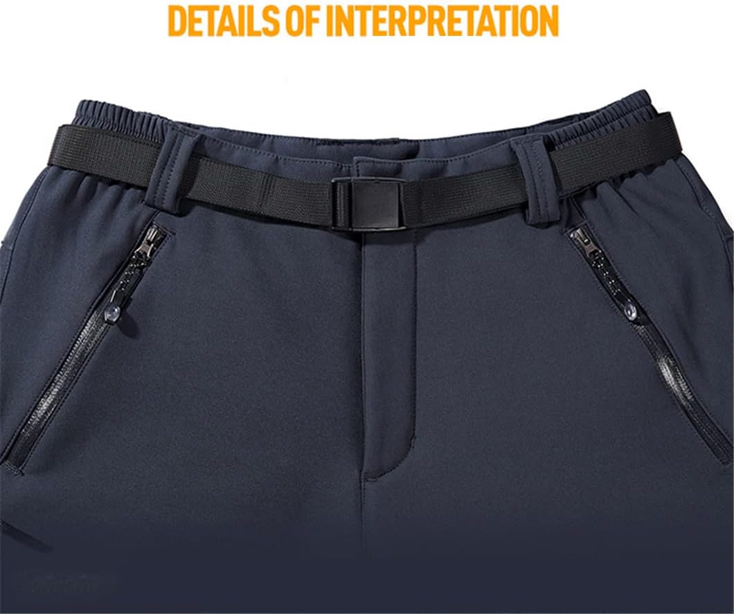 Outdoor Warm Fleece Hiking Pants Men Women Plus Soft Shell Trousers Ski Sports Pants