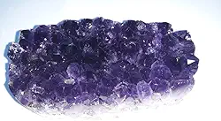 Ametista Drusa Natural Sem Base Mod 03 Com 720g E 6x12cm Para Meditação, Proteção E Decoração Energética