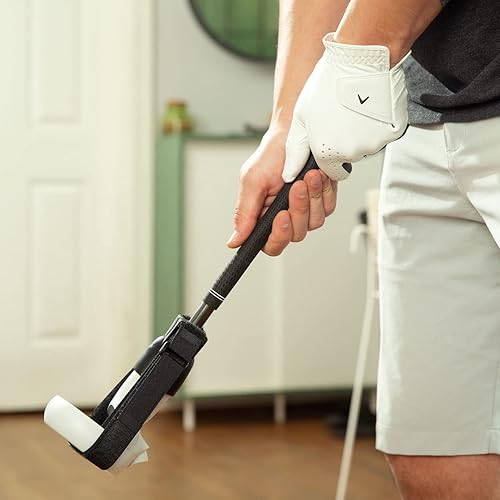 Miniatura 6 de GimmeVR VR Golf Club Handle Accessory Compatible with Oculus Quest 2 and Rift S, Realistic Grip Handle Attachment with Weighted Balance, Golfing