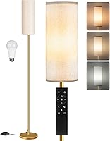 Vista 13 de Juego de 2 lámparas de pie regulables para sala de estar con 2 controles remotos e interruptor de pie, lámpara de pie moderna de 64.4 pulgadas