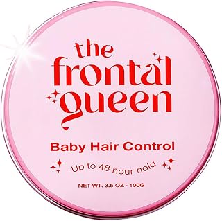 The Frontal Queen Baby Hair Control Gel, Styling Gel for Women, Edge Control Hair Products for Styling, Hair Styling Gel for Baby Hair, Hair Gel for Women Hair Styling Products - 3.5 Oz
