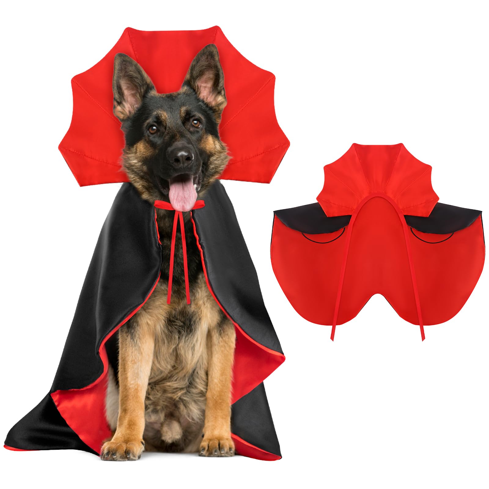 Snapklik.com : Dog Halloween Costumes, Dogs Vampire Costume Devil Cloak ...