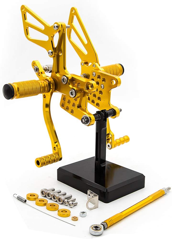 Amazon.com: Sunrivery Motorcycle Rearsets Footpegs For GSXR750 GSX-R600 ...