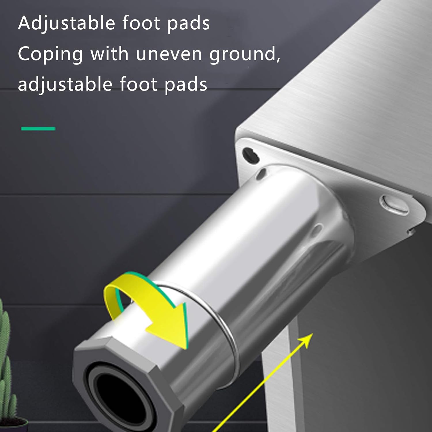 Stainless Steel Workbench 2-Story Kitchen Workbench 300kg Load Balcony Storage Workbench Used in Schools Kitchens Construction Sites canteens