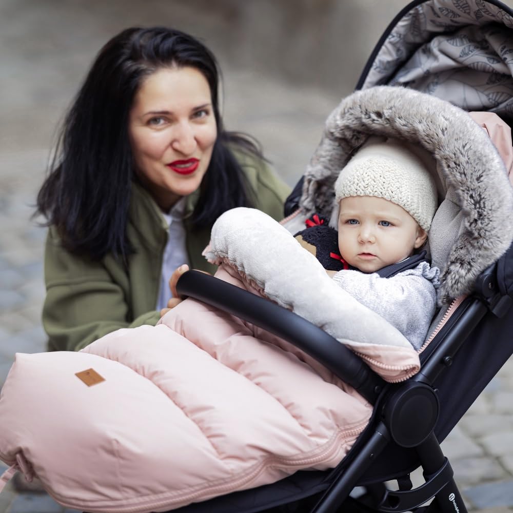 Petite&Mars COMFY - Sacco nanna 4 in 1 per passeggino, per passeggino, sacco nanna invernale, impermeabile, antivento
