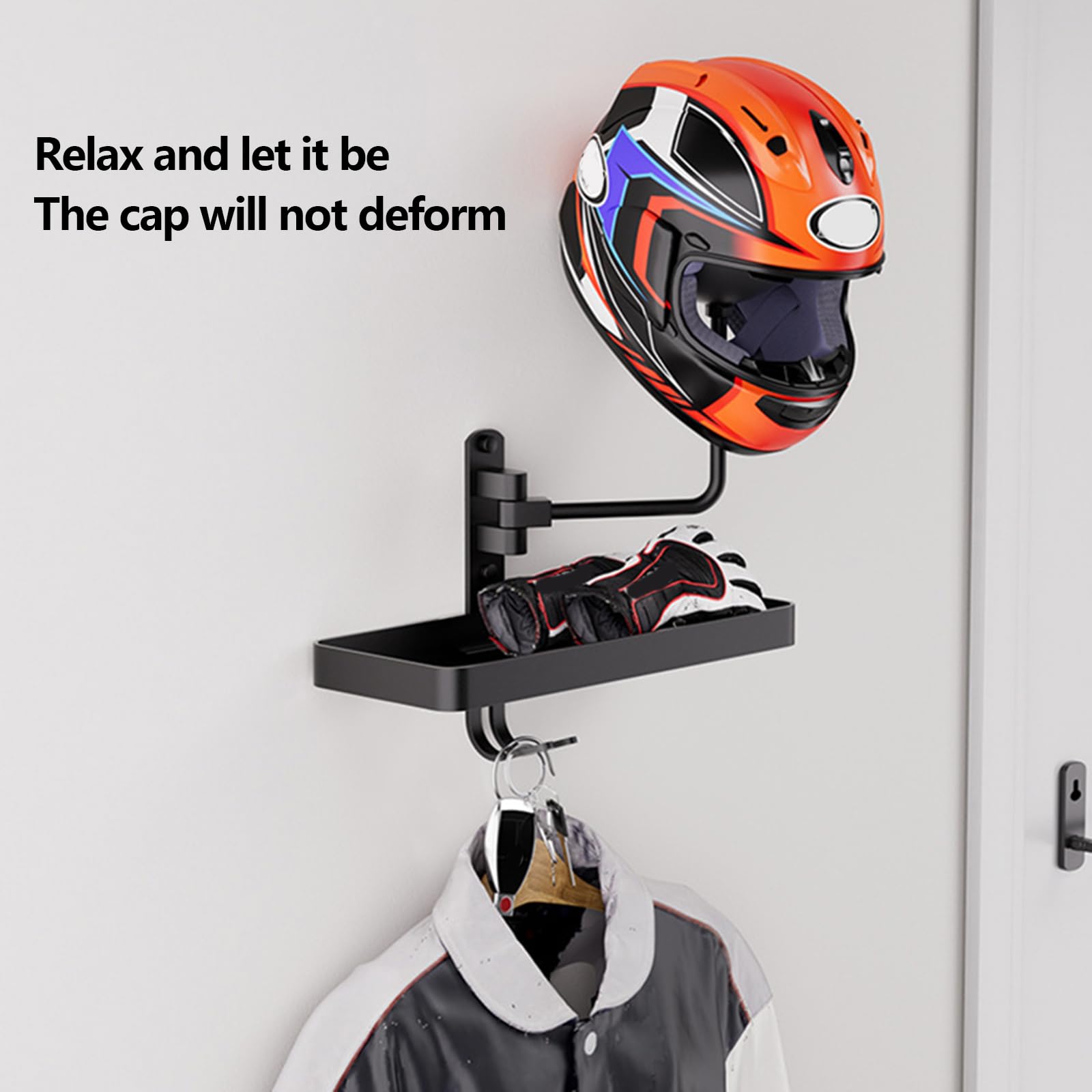 Nowoczesny stojak na kask na rower elegancki i przydatny wystrój pokoju oszczędność miejsca przechowywanie kasków